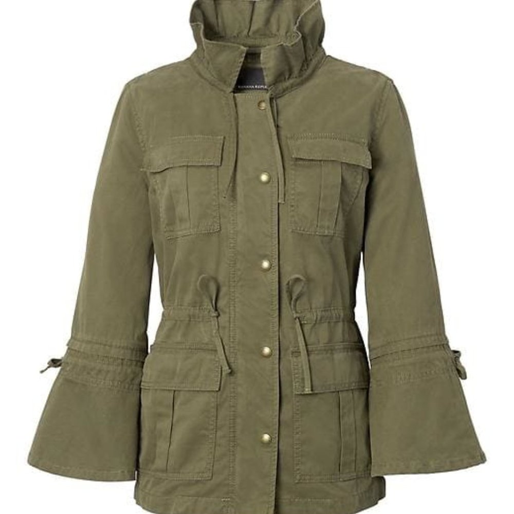 Banana Republic x Olivia Palermo Bell-Sleeve Surplus Jacket Small
